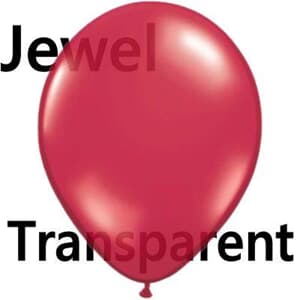 Qualatex Jewel Ruby Red 28cm 25cnt