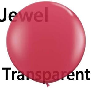 Qualatex Balloons Jewel Ruby Red 90cm