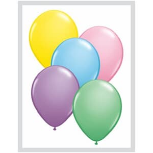 Qualatex Balloons Pastel Asst 12cm