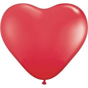 Hearts 15cm Red