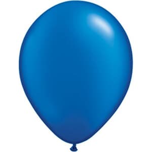 Qualatex Balloons Pearl Sapphire Blue 28cm