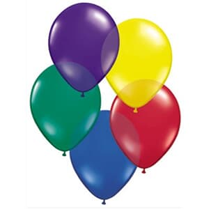 Qualatex Balloons Radiant Jewell Asst 40cm
