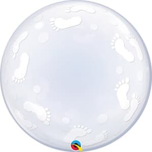 Deco Bubble Baby Footprints 60cm -24"