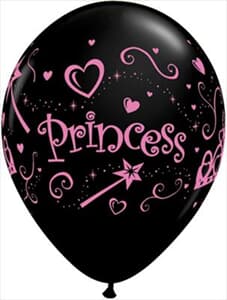Princess Onyx Black with Pink 28cm