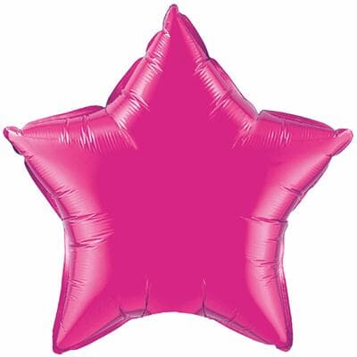 Star Foil Magenta 36" Unpackaged