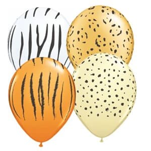 Qualatex Balloons Safari Assortment 5" (12cm)