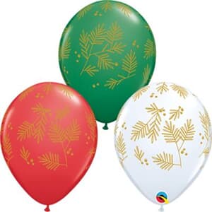 Qualatex Balloons Contemporary Evergreen Asst 28cm