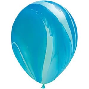 Qualatex Balloons Agate Blue Rainbow 28cm #