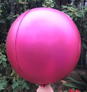 Sphere 40cm Pink and Rose Ombre Unpackaged