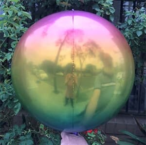 Sphere 40cm Ombre Rainbow Unpackaged