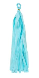 Tissue Tassel 35cm Light Blue 5 Pack